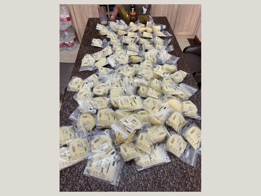 母乳喂养科部客户案例:储奶成果 · 大批量