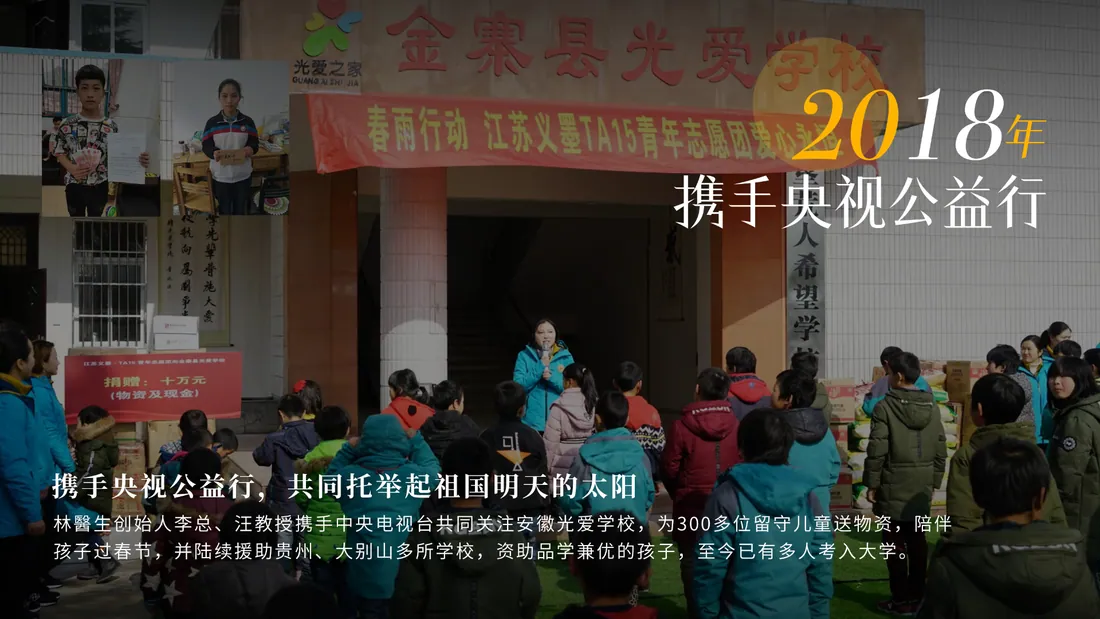 2018 年 · 携手央视公益行